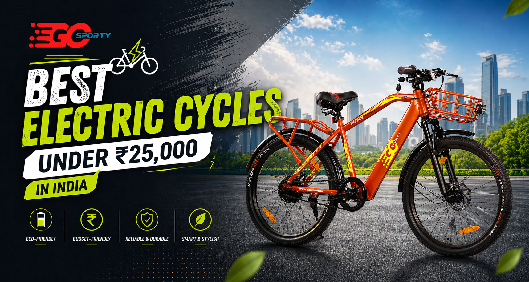 Best Electric Cycle Under ₹25,000 in India