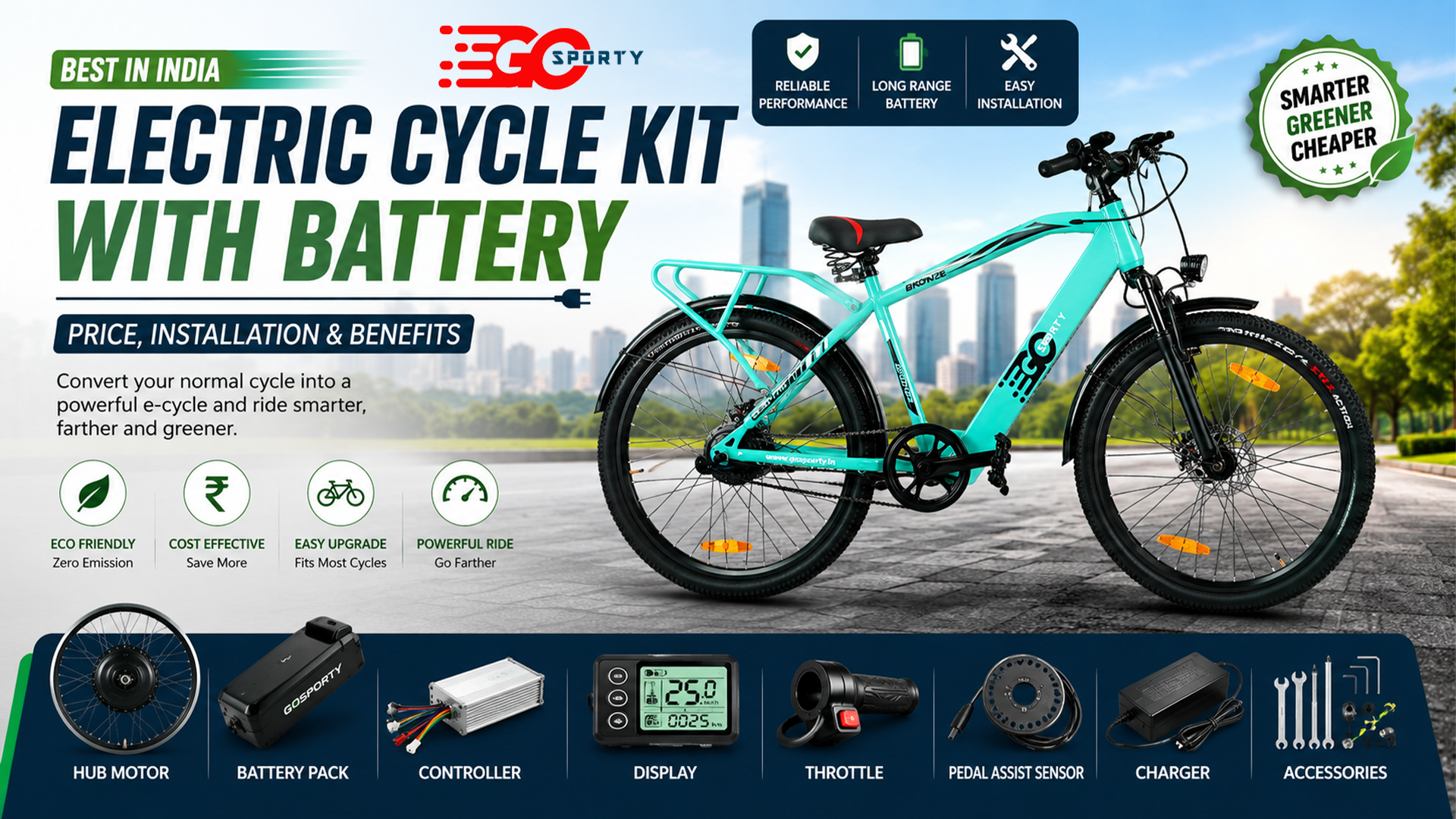 Best Electric Cycle Kit with Battery in India: Price, Installation & Benefits